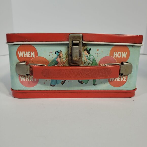 Disney Mickey Mouse Club Vintage Metal Lunchbox With Matching Thermos 1970s - Picture 4 of 16